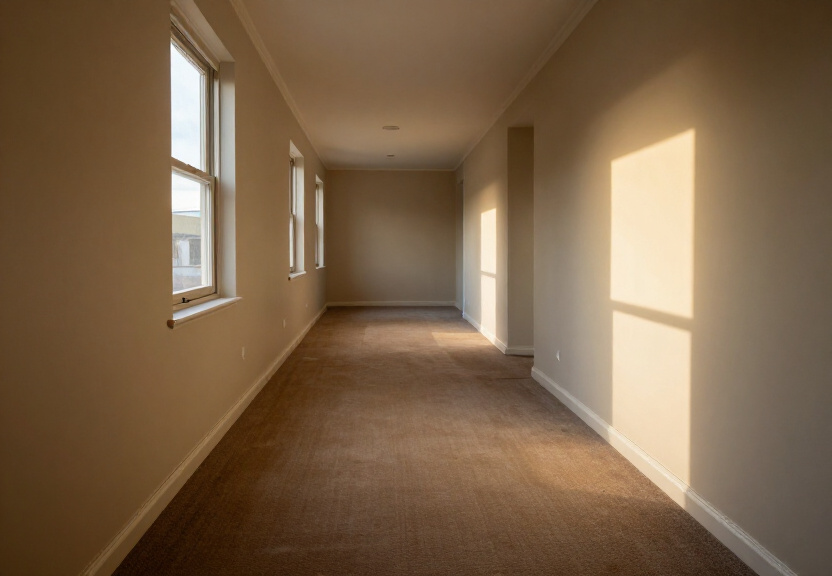 Restored living room in Kareela after flood restoration