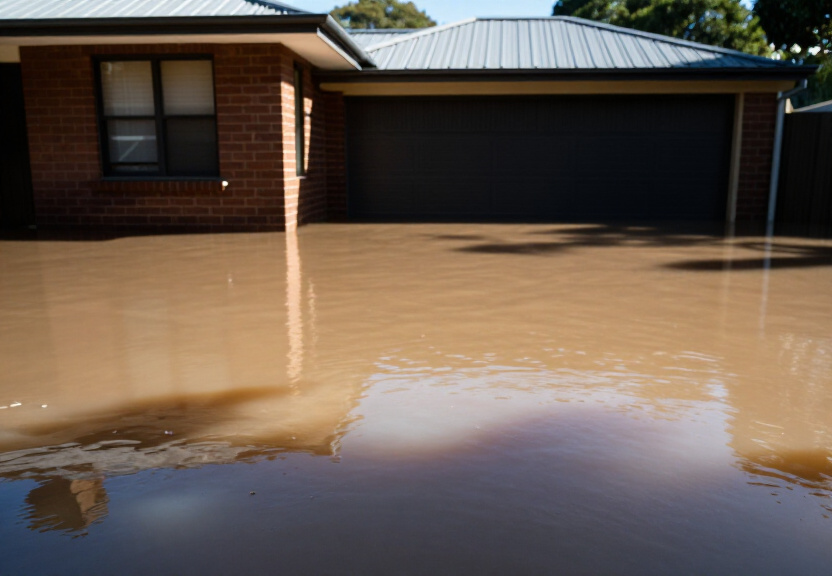 Before and After Flood Damage in Kareela